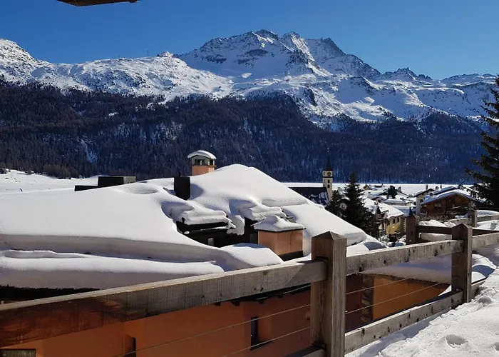 Appartement Chesa Bellaval, Haus Chamuotsch 2-zimmerwohnung Silvaplana